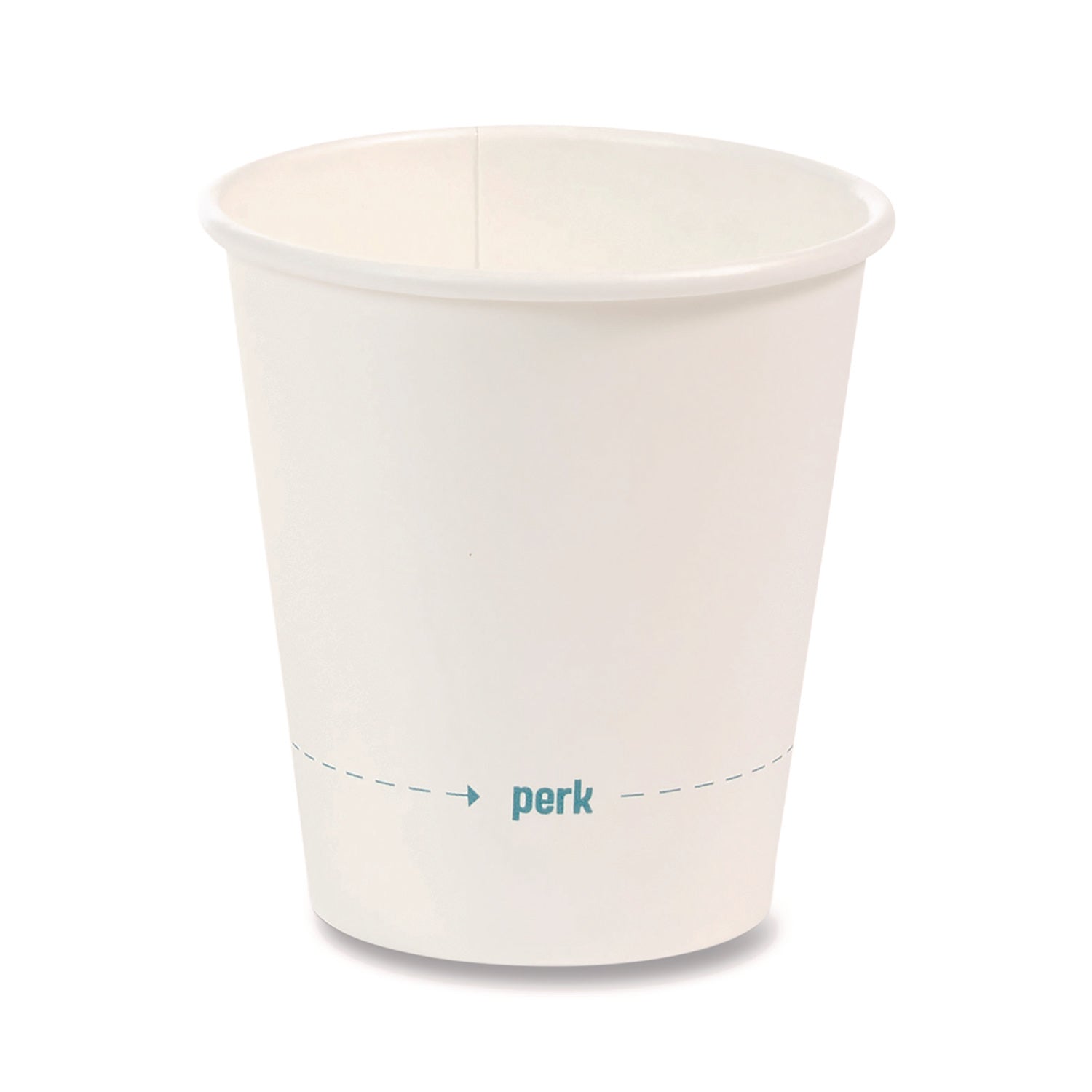 White Paper Hot Cups, 8 oz, 50/Pack