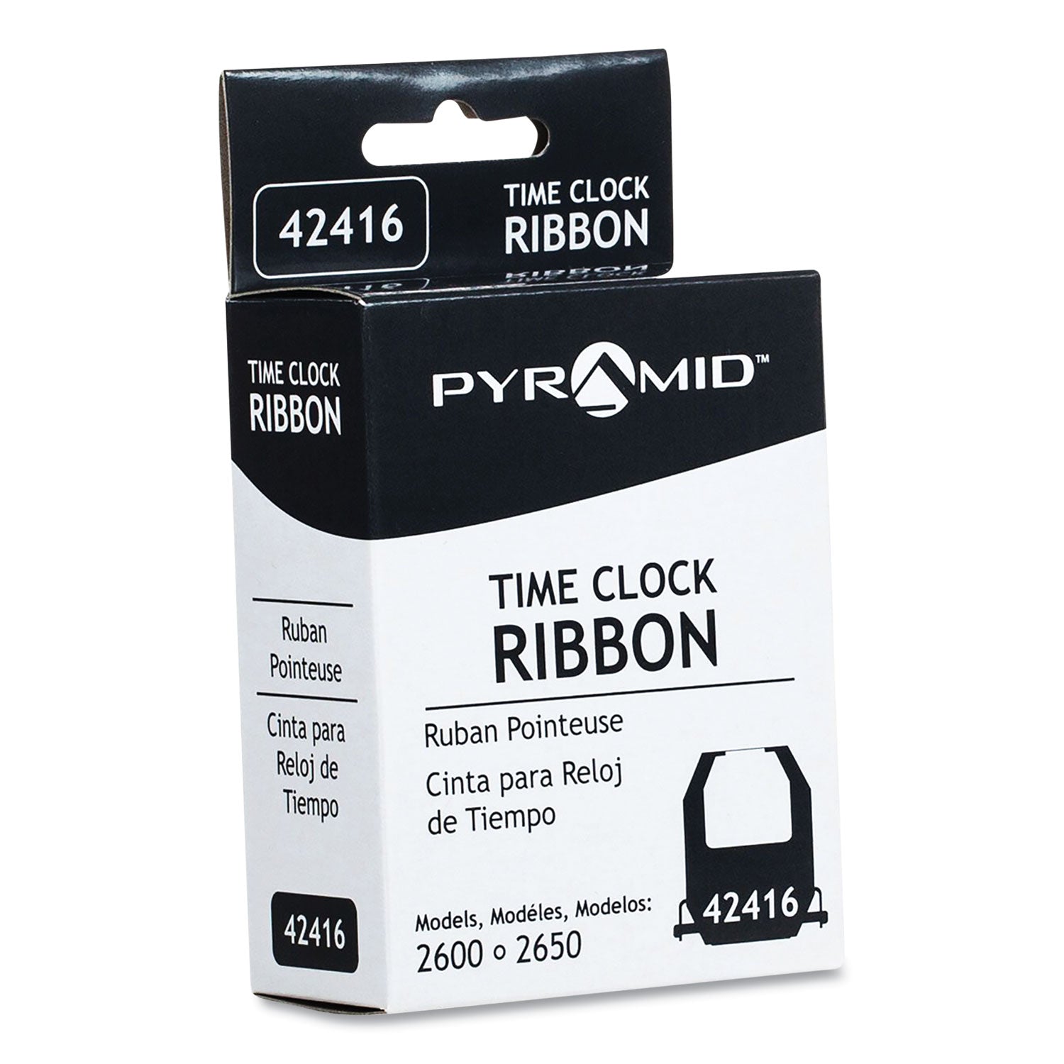 42416 Time Clock Ribbon, Black - 