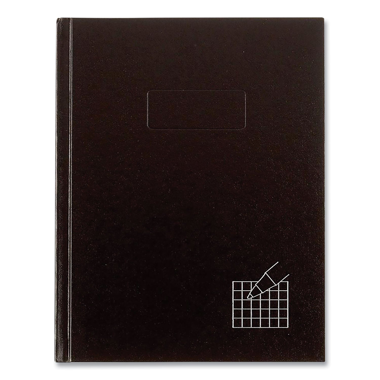 Professional Quad Notebook, Quadrille Rule (4 sq/in), Black Cover, (96) 9.25 x 7.25 Sheets - 