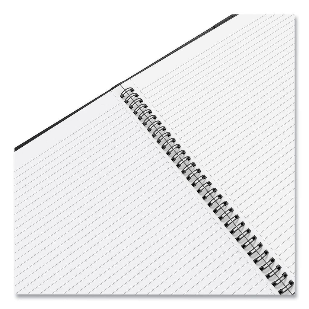 Soft-Cover Notebook Folio Set, 1-Subject, Narrow Rule, Black Cover, (80) 11 x 8.5 Sheets