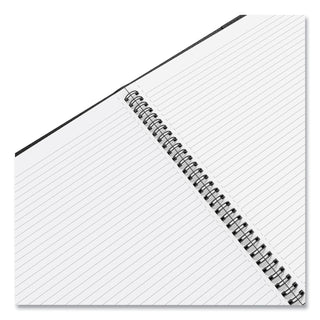 Soft-Cover Notebook Folio Set, 1-Subject, Narrow Rule, Black Cover, (80) 11 x 8.5 Sheets