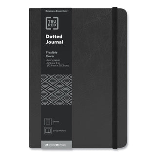 flexible-cover-business-journal-elastic-closure-1-subject-dotted-rule-black-cover-128-8-x-55-sheets_tud24377283 - 1