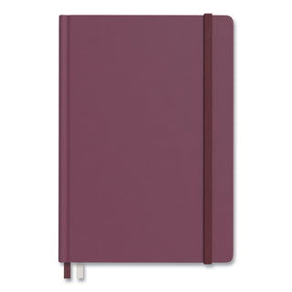 Hardcover Business Journal, 1-Subject, Narrow Rule, Purple Cover, (96) 8 x 5.5 Sheets