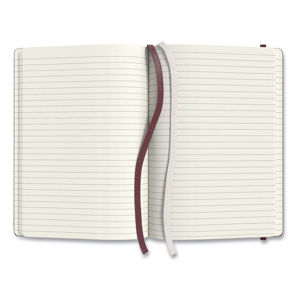 Hardcover Business Journal, 1-Subject, Narrow Rule, Purple Cover, (96) 8 x 5.5 Sheets