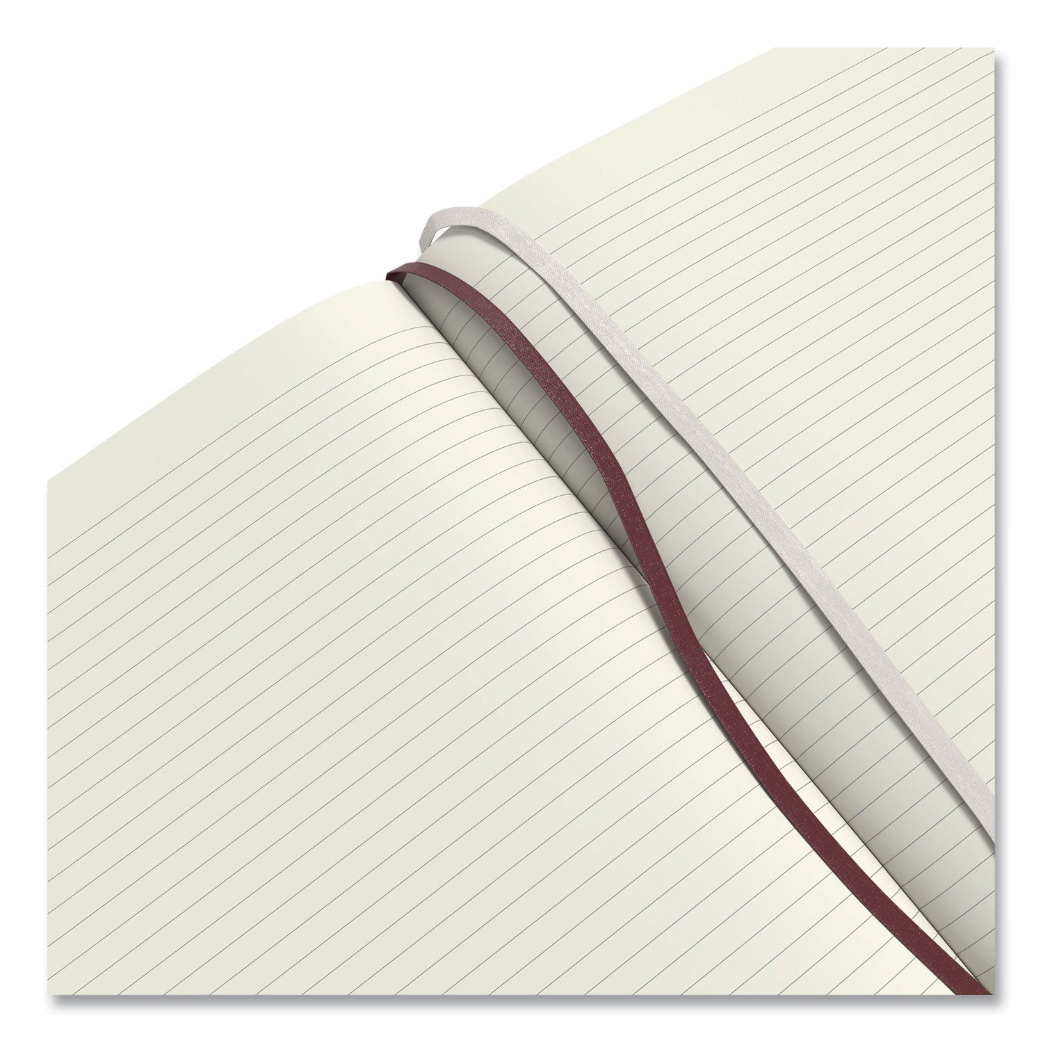 Hardcover Business Journal, 1-Subject, Narrow Rule, Purple Cover, (96) 10 x 8 Sheets
