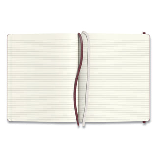 Hardcover Business Journal, 1-Subject, Narrow Rule, Purple Cover, (96) 10 x 8 Sheets