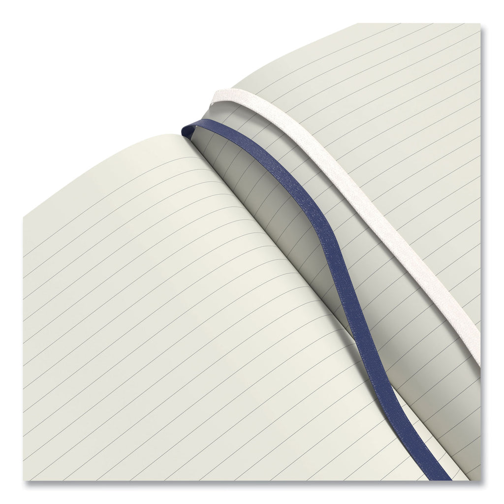 Hardcover Business Journal, 1-Subject, Narrow Rule, Blue Cover, (96) 8 x 5.5 Sheets
