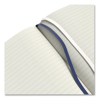 Hardcover Business Journal, 1-Subject, Narrow Rule, Blue Cover, (96) 8 x 5.5 Sheets