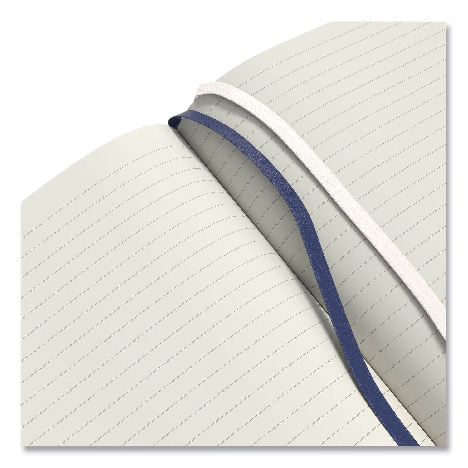 Hardcover Business Journal, 1-Subject, Narrow Rule, Blue Cover, (96) 8 x 5.5 Sheets