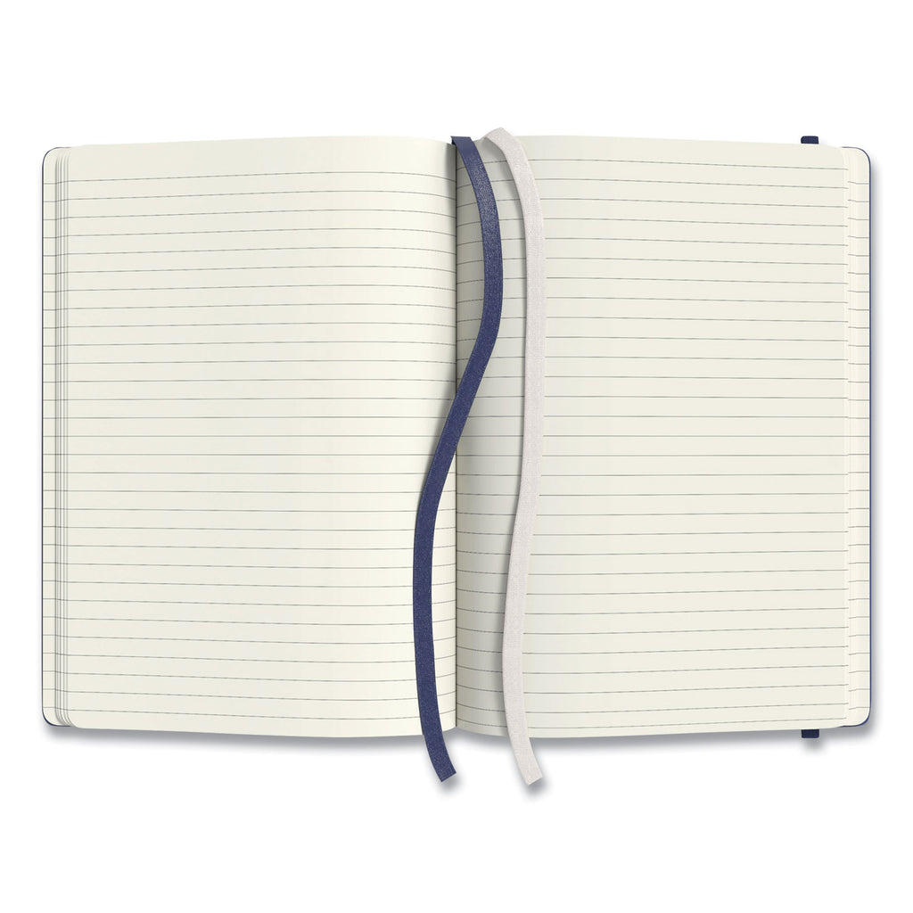 Hardcover Business Journal, 1-Subject, Narrow Rule, Blue Cover, (96) 8 x 5.5 Sheets