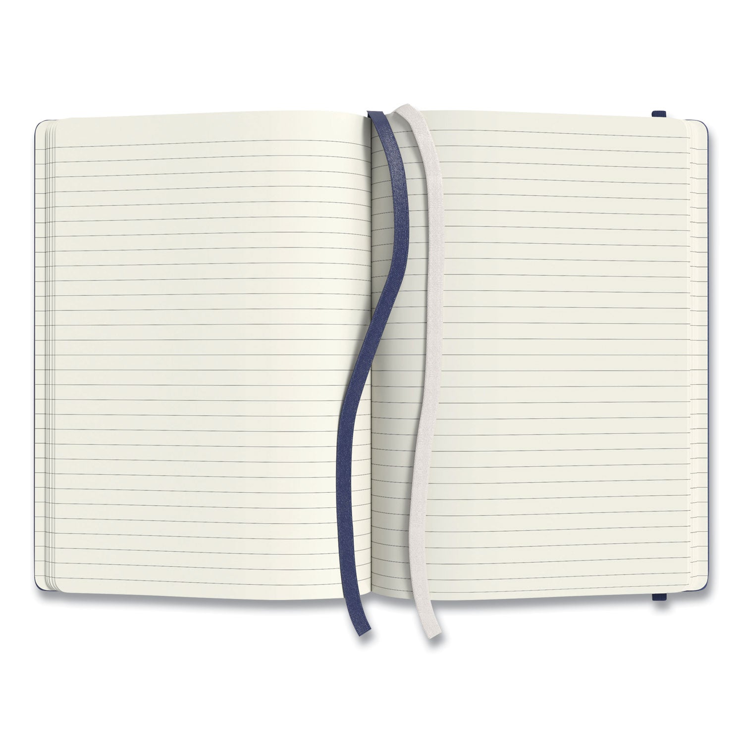 Hardcover Business Journal, 1-Subject, Narrow Rule, Blue Cover, (96) 8 x 5.5 Sheets