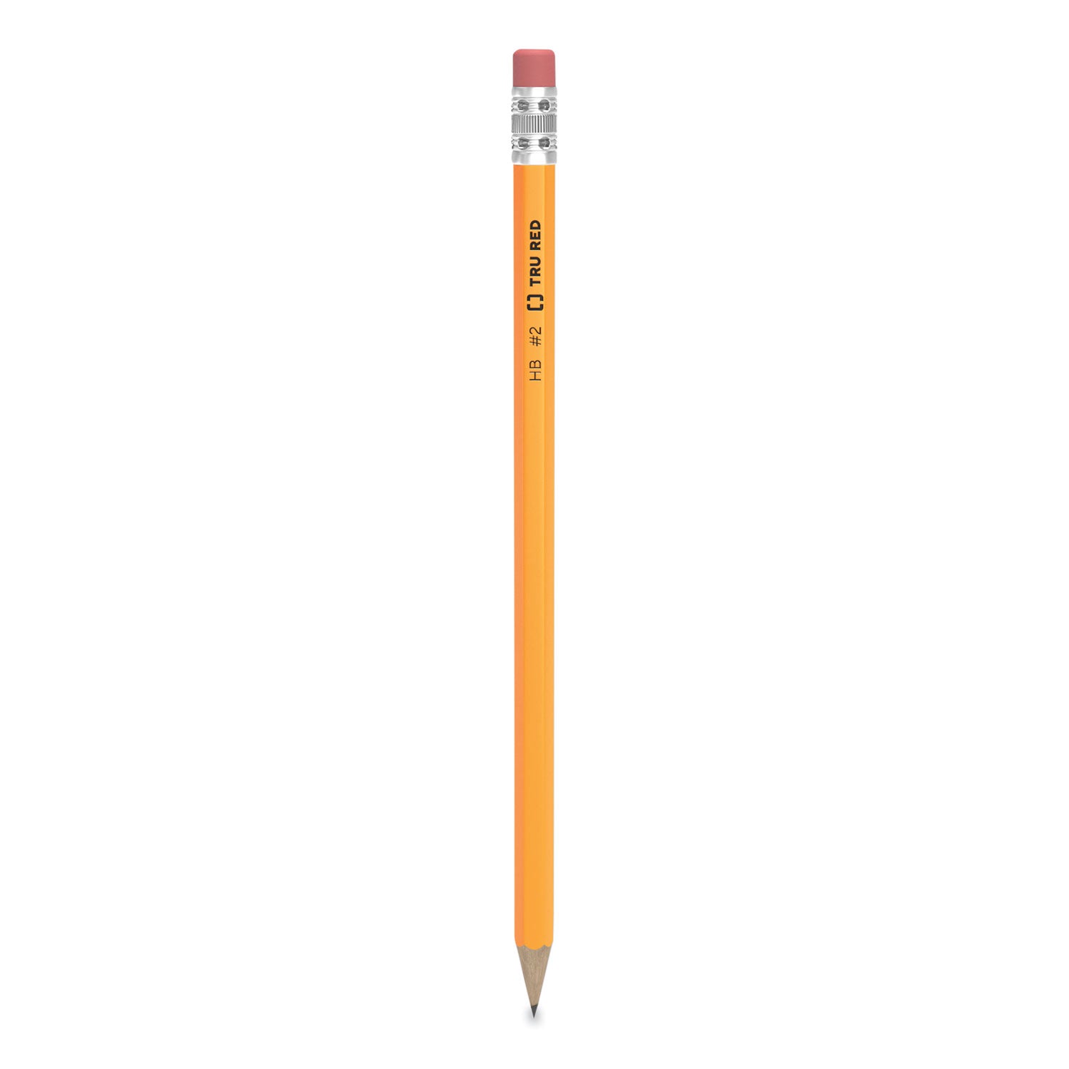 Wooden Pencil, HB (#2), Black Lead, Yellow Barrel, 48/Pack