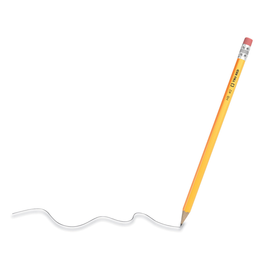 Wooden Pencil, HB (#2), Black Lead, Yellow Barrel, 48/Pack