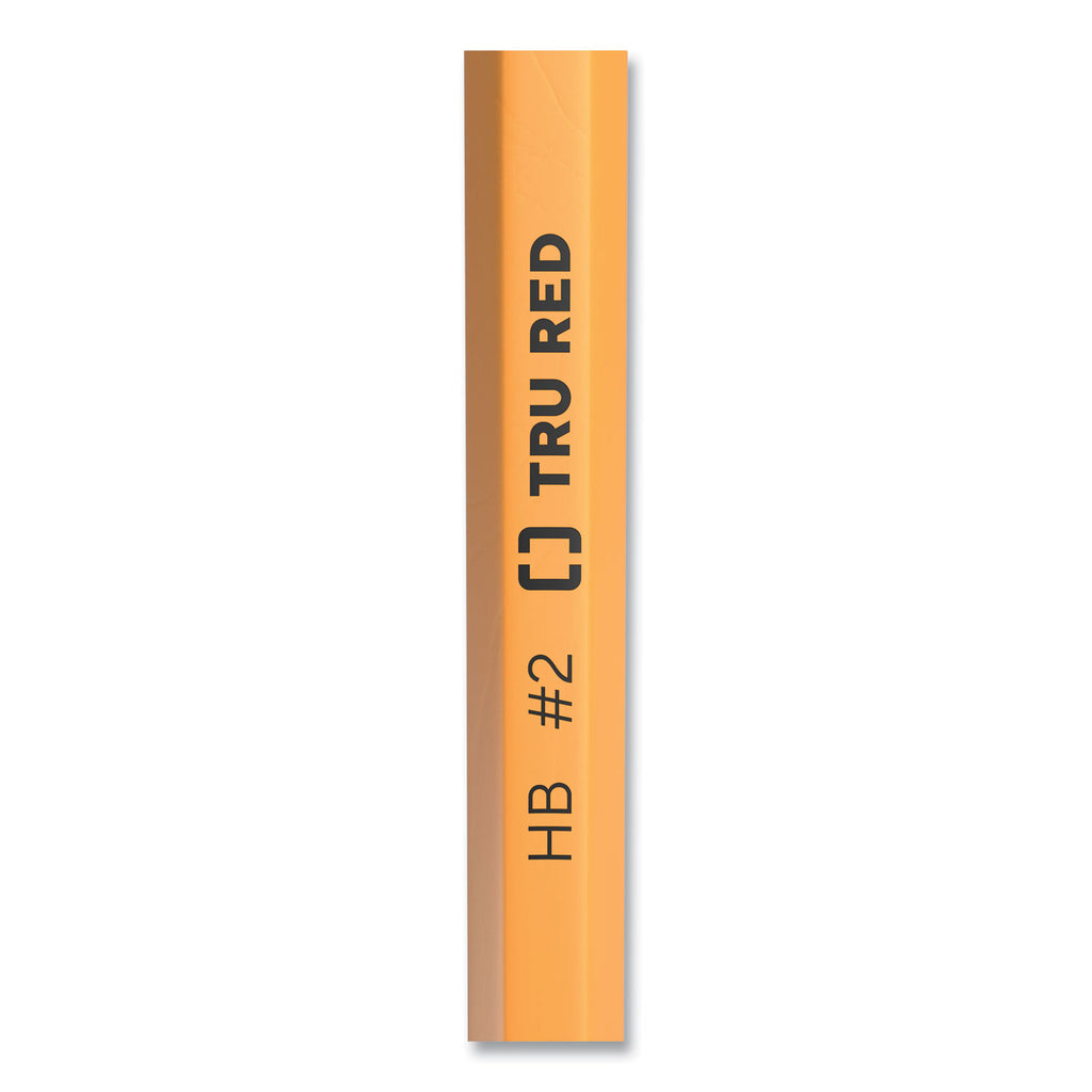 Wooden Pencil, HB (#2), Black Lead, Yellow Barrel, 48/Pack