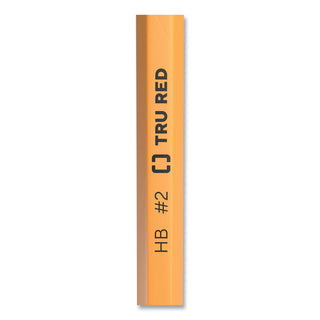 Wooden Pencil, HB (#2), Black Lead, Yellow Barrel, 48/Pack