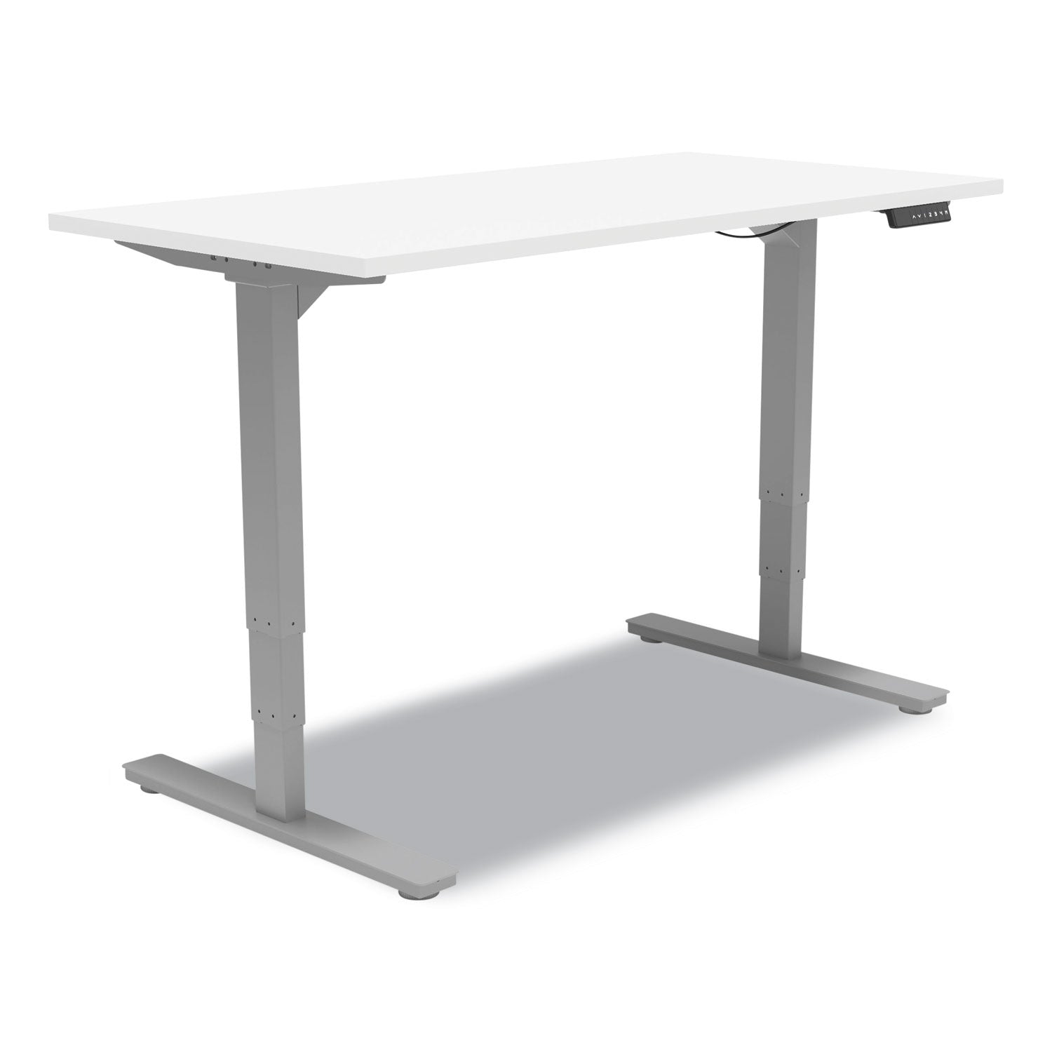 essentials-electric-sit-stand-desk-551-x-275-x-259-to-515-white-aluminum_uos24388476 - 1