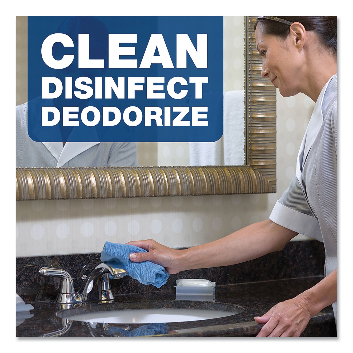 Disinfecting-Sanitizing Bathroom Cleaner, 32 oz Trigger Spray Bottle, 6/Carton