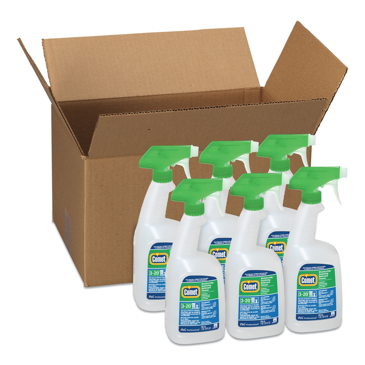disinfecting-sanitizing-bathroom-cleaner-32-oz-trigger-spray-bottle-6-carton_pgc19214 - 1