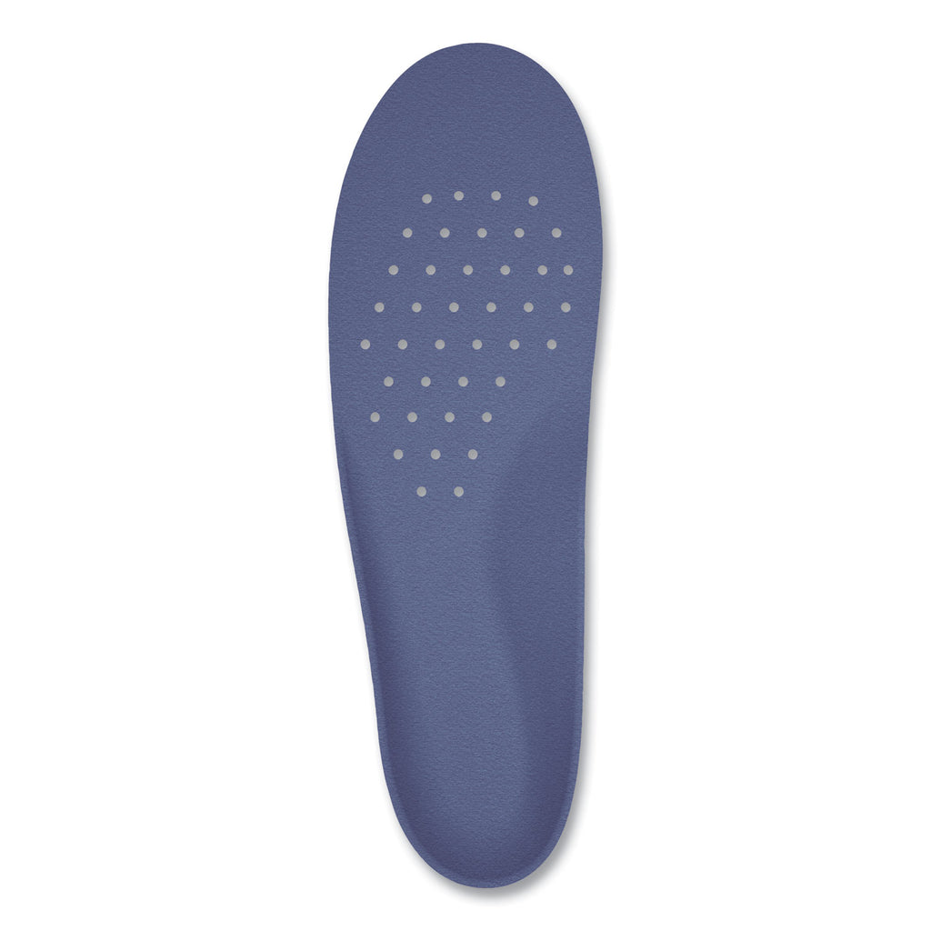 Pain Relief Extra Support Orthotic Insoles, Women Sizes 6 to 11, Gray/Blue/Orange/Yellow, Pair
