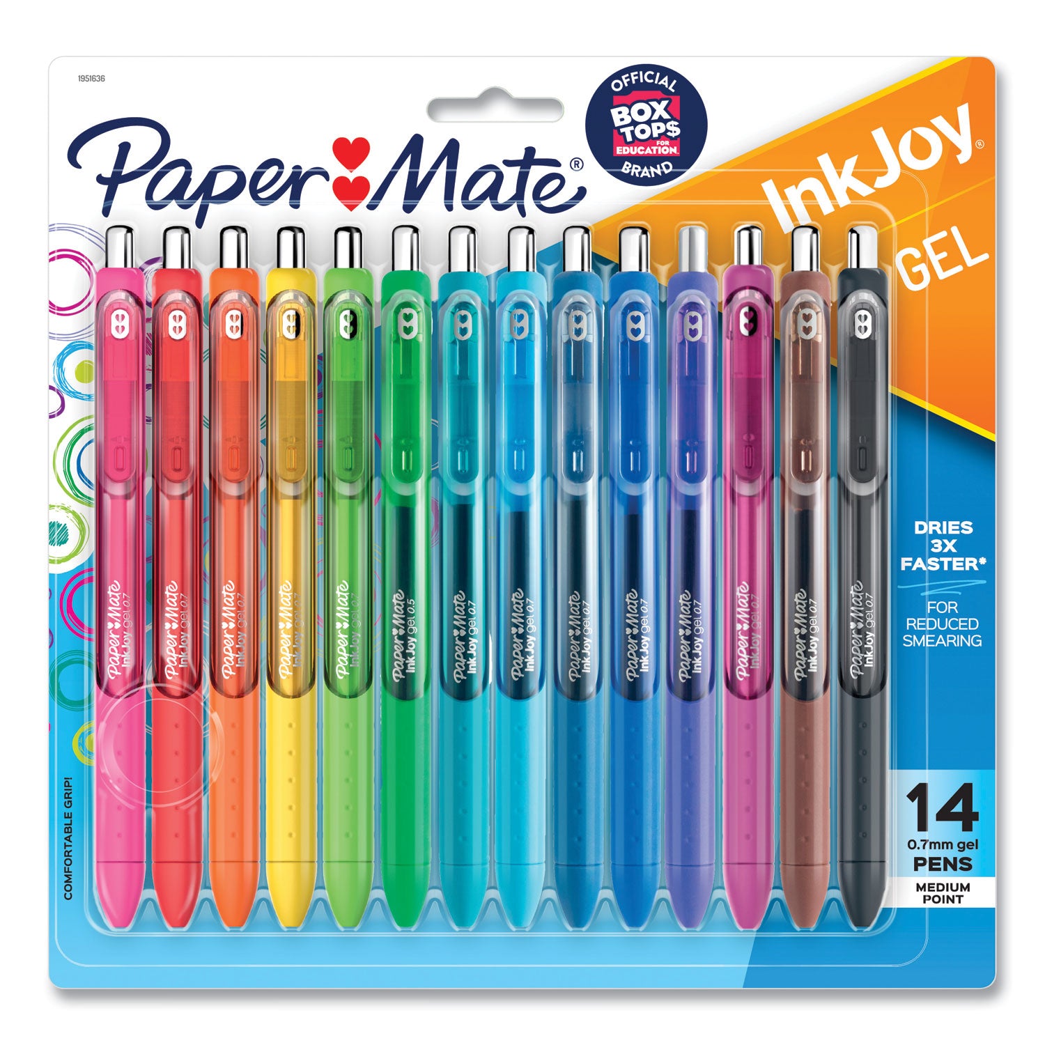 inkjoy-gel-pen-retractable-medium-07-mm-assorted-ink-and-barrel-colors-14-pack_pap1951636 - 1