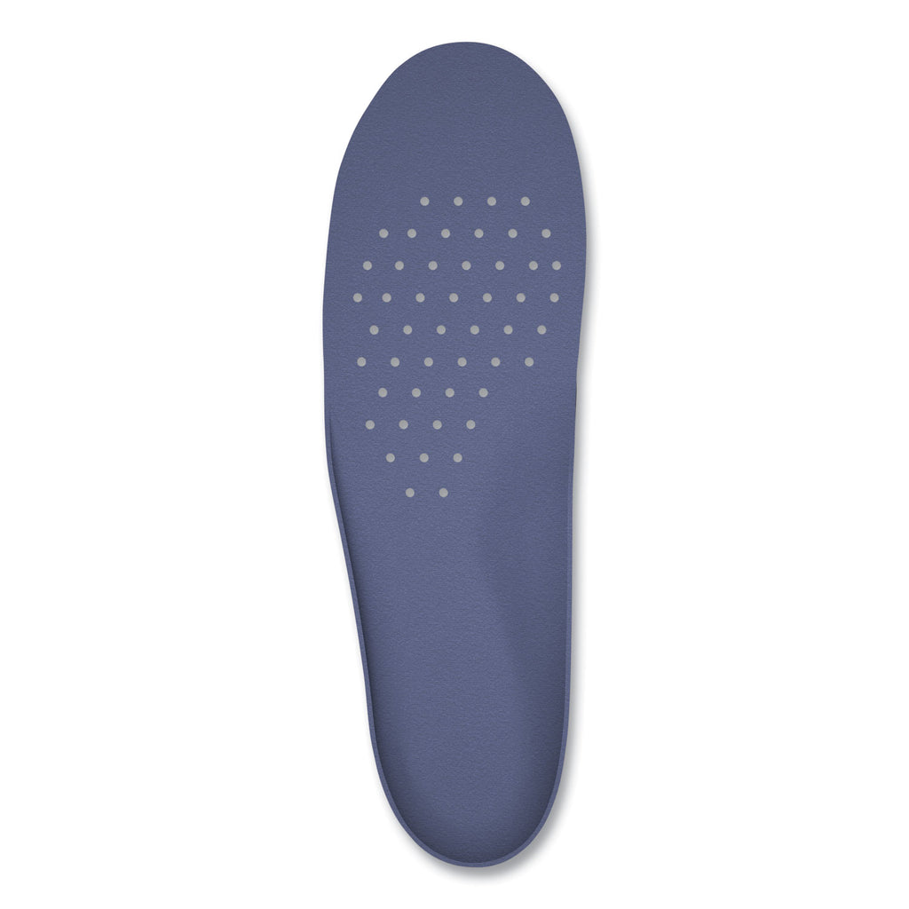 Pain Relief Orthotic Heavy Duty Support Insoles, Men Sizes 8 to 14, Gray/Blue/Orange/Yellow, Pair