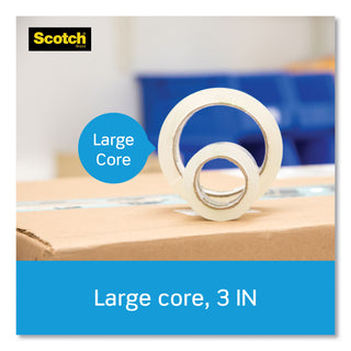 3850 Heavy-Duty Packaging Tape with Dispenser, 3" Core, 1.88" x 54.6 yds, Clear, 4/Pack - 