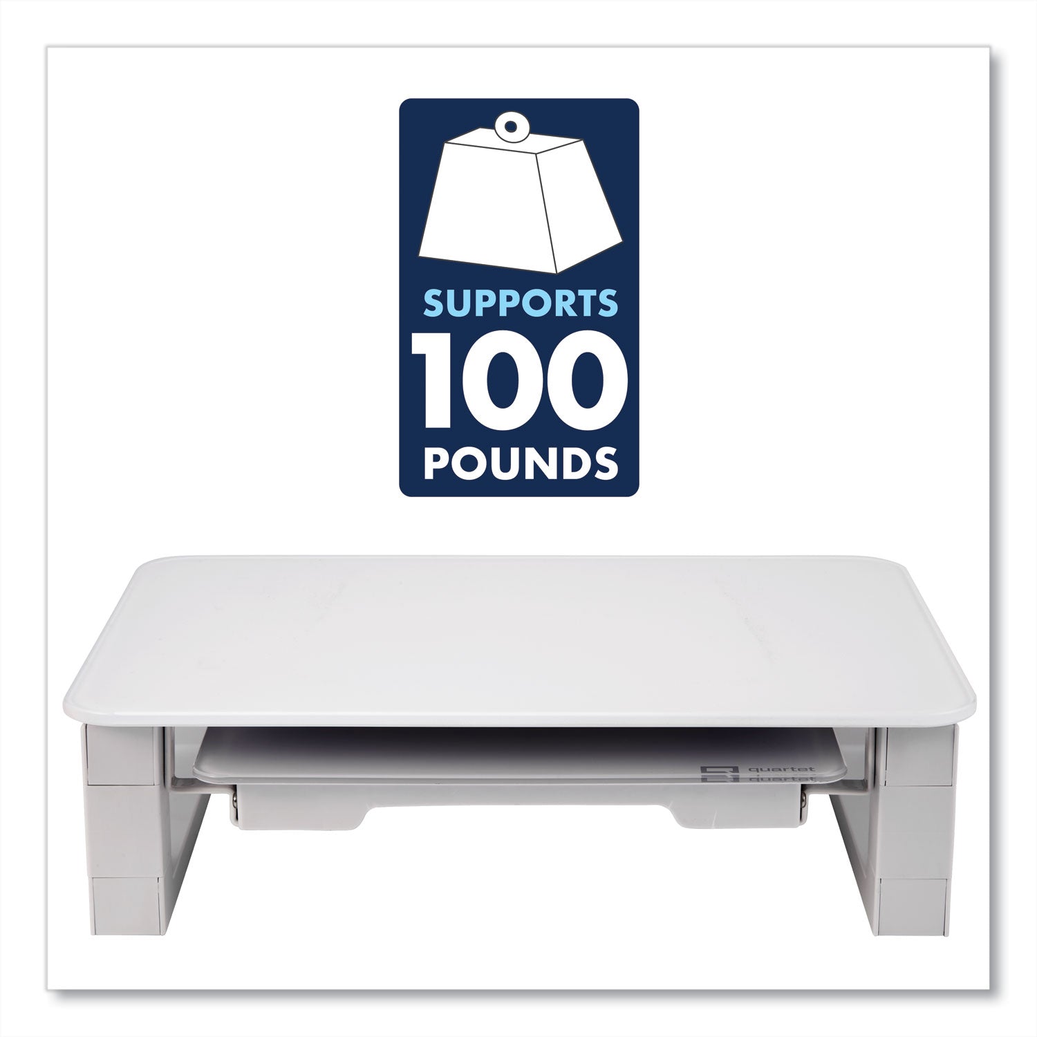 adjustable-height-desktop-glass-monitor-riser-with-dry-erase-board-14-x-1025-x-25-to-525-white-supports-100-lb_qrtq090gmrw01 - 4