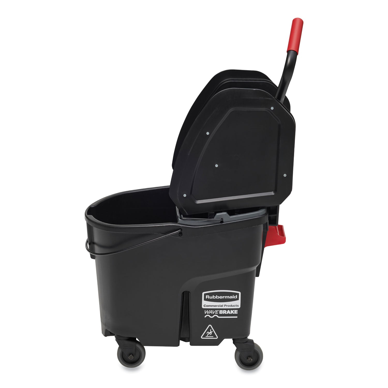 Executive WaveBrake Down-Press Mop Bucket, Black, 35 Quart, Sold as 1 Each