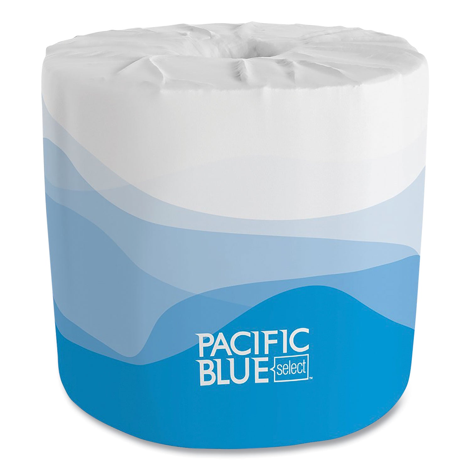 Pacific Blue Select Standard-Roll Embossed Toilet Paper - 2 Ply - 4" x 4.05" - 550 Sheets/Roll - White - Perforated, Absorbent, Durable, Soft - For Restroom - 40 / Carton