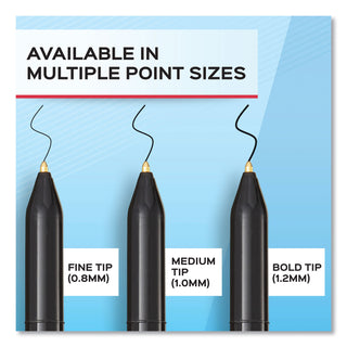write-bros-ballpoint-pen-stick-fine-08-mm-blue-ink-blue-barrel-dozen_pap2124512 - 2