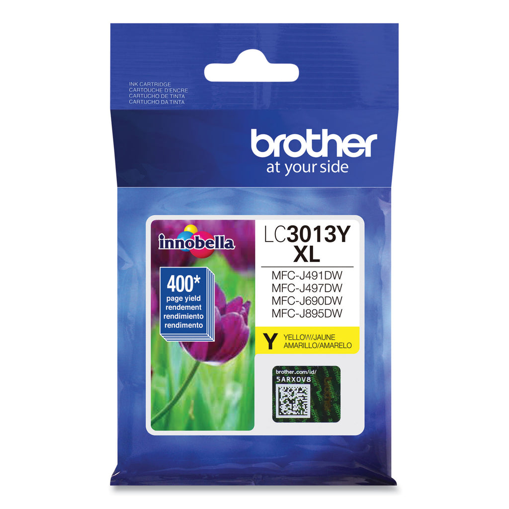 LC3013Y High-Yield Ink, 400 Page-Yield, Yellow