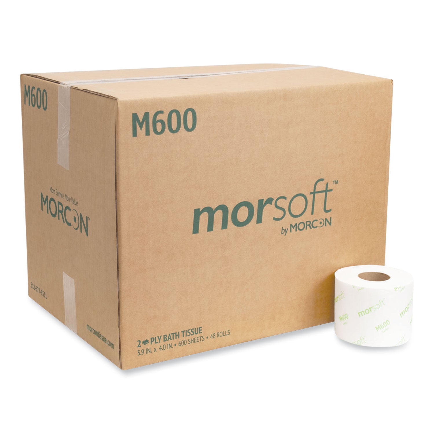 morsoft-controlled-bath-tissue-septic-safe-2-ply-white-600-sheets-roll-48-rolls-carton_morm600 - 1