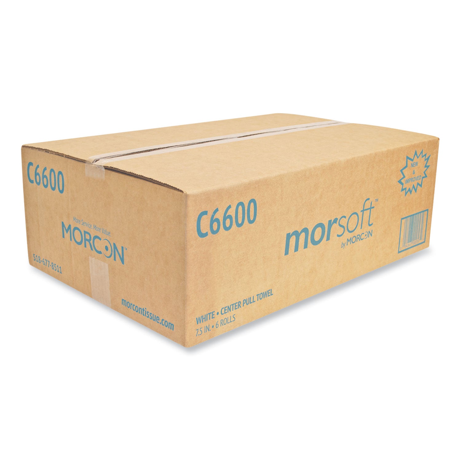 morsoft-center-pull-roll-towels-2-ply-69-dia-white-600-sheets-roll-6-rolls-carton_morc6600 - 2