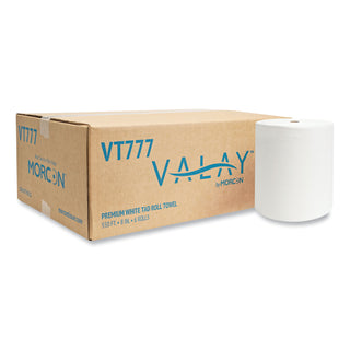 valay-proprietary-tad-roll-towels-1-ply-75-x-550-ft-white-6-rolls-carton_morvt777 - 1
