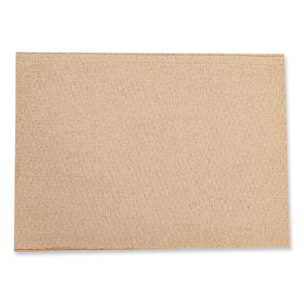 Valay Interfolded Napkins, 1-Ply, 6.3 x 8.85, Kraft, 6,000/Carton