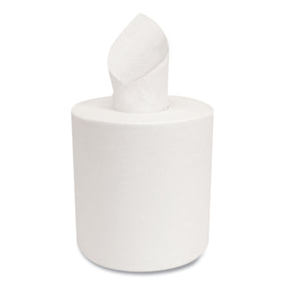 Morsoft Center-Pull Roll Towels, 2-Ply, 6.9" dia, White, 600 Sheets/Roll, 6 Rolls/Carton
