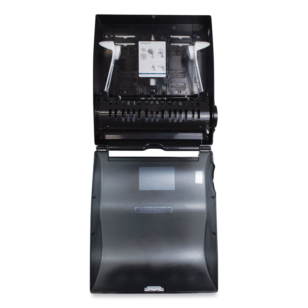 Valay 10 Inch Roll Towel Dispenser, 13.25 x 9 x 14.25, Black