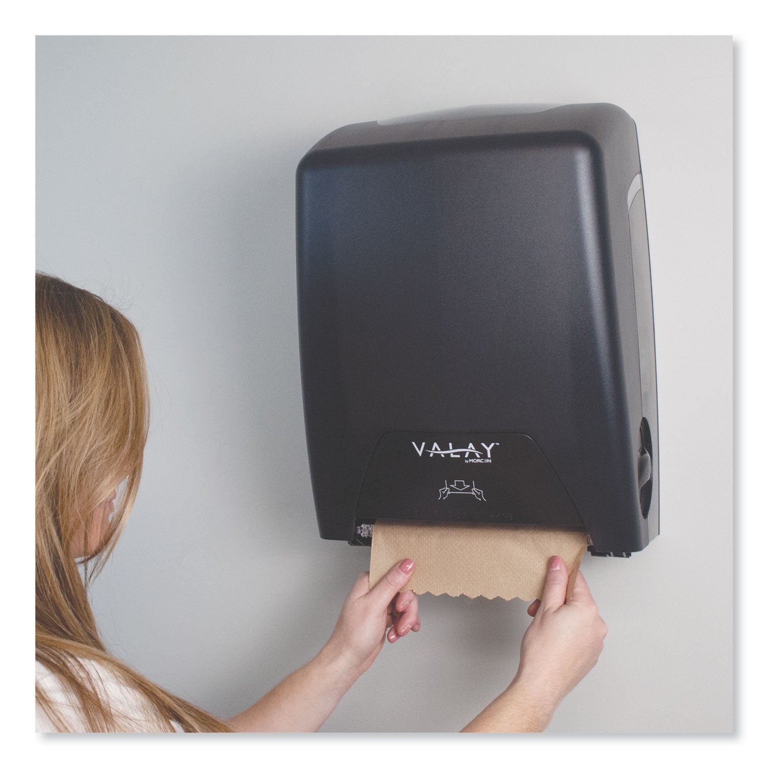 valay-proprietary-roll-towel-dispenser-1175-x-85-x-14-black_morvt1008 - 4