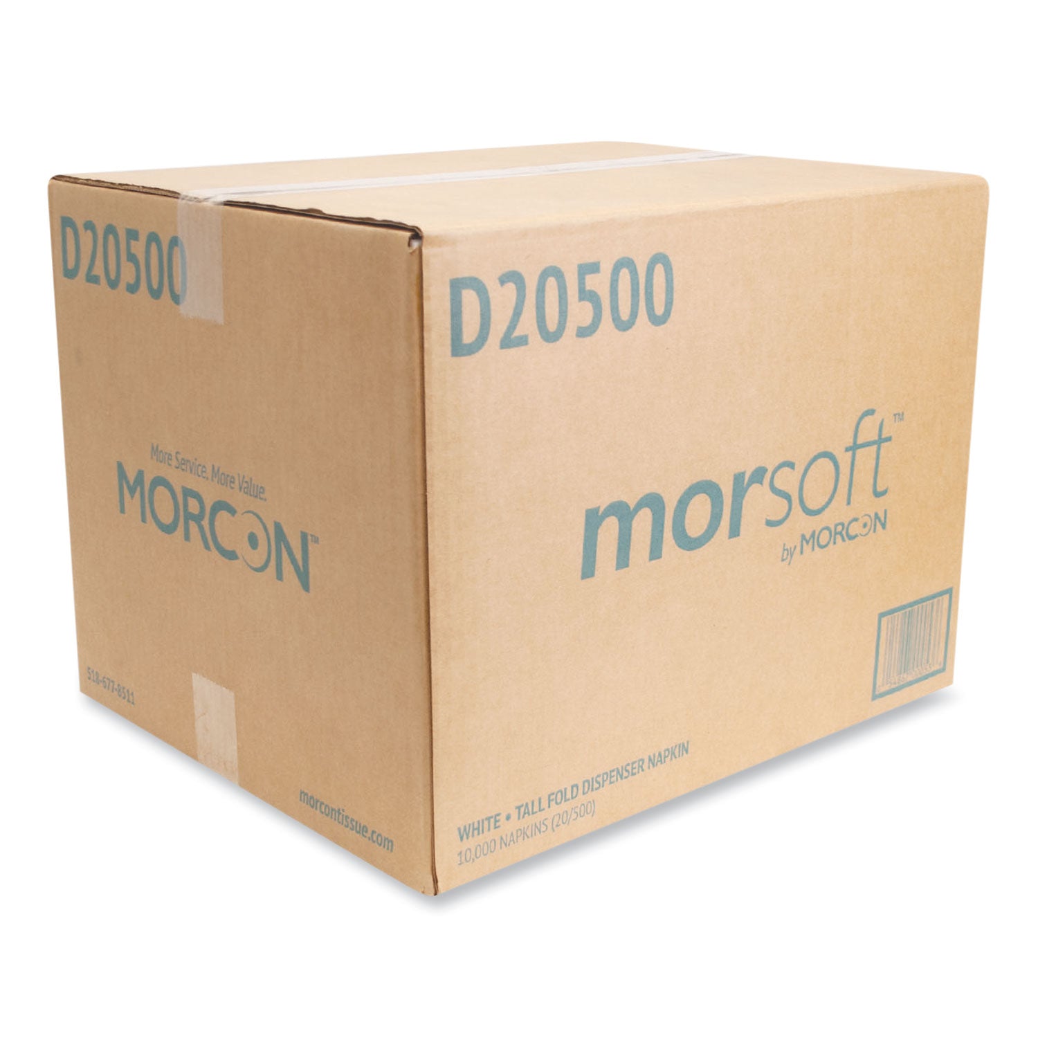 morsoft-dispenser-napkins-1-ply-6-x-13-white-500-pack-20-packs-carton_mord20500 - 2