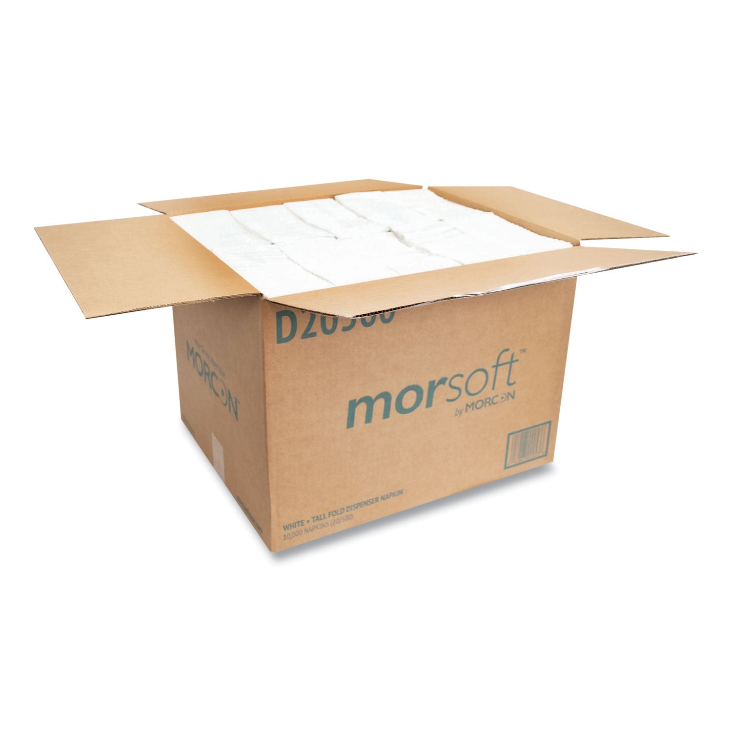 morsoft-dispenser-napkins-1-ply-6-x-13-white-500-pack-20-packs-carton_mord20500 - 3