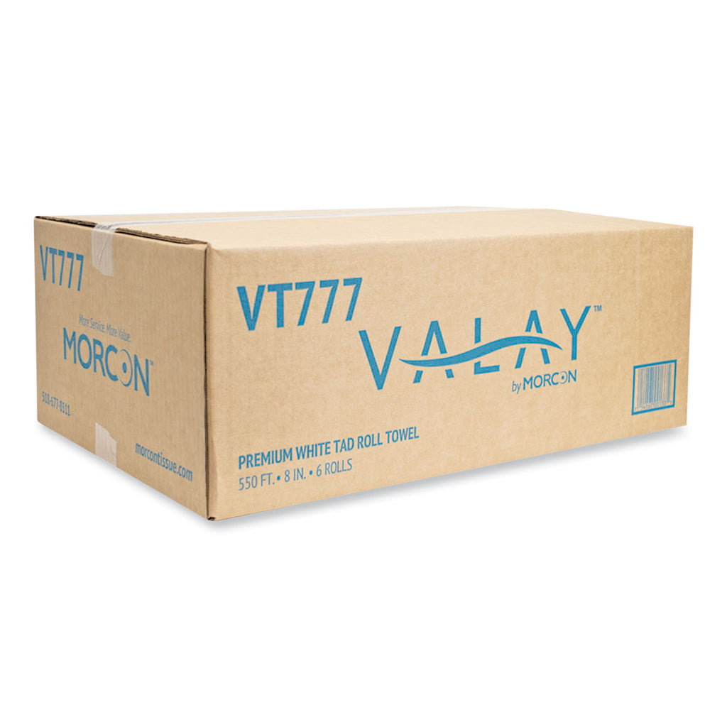 valay-proprietary-tad-roll-towels-1-ply-75-x-550-ft-white-6-rolls-carton_morvt777 - 2