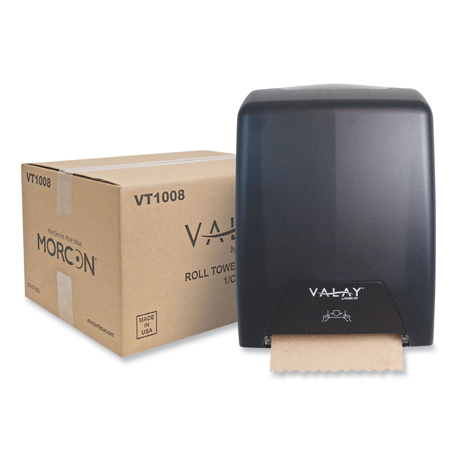 valay-proprietary-roll-towel-dispenser-1175-x-85-x-14-black_morvt1008 - 1