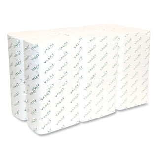 Valay Interfolded Napkins, 2-Ply, 6.5 x 8.25, White, 500/Pack, 12 Packs/Carton