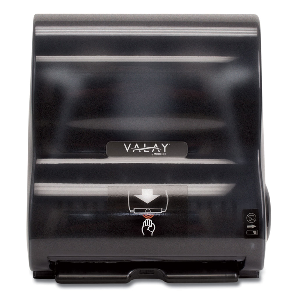 Valay 10 Inch Roll Towel Dispenser, 13.25 x 9 x 14.25, Black