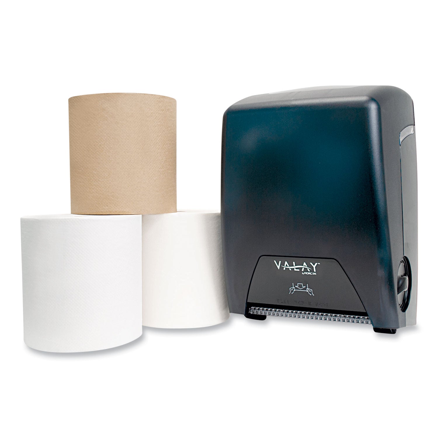 valay-proprietary-roll-towel-dispenser-1175-x-85-x-14-black_morvt1008 - 5