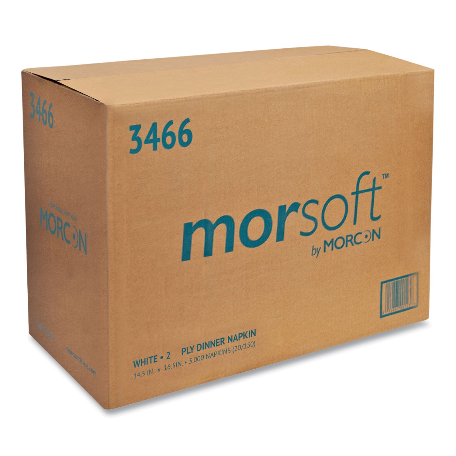 morsoft-dinner-napkins-2-ply-145-x-165-white-3000-carton_mor3466 - 2