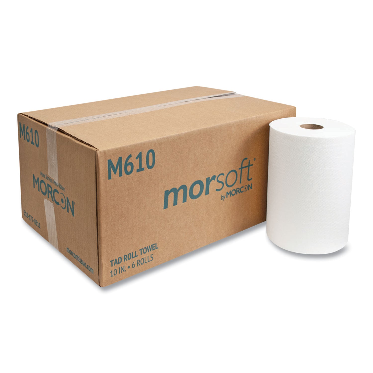 10-inch-tad-roll-towels-1-ply-10-x-500-ft-white-6-rolls-carton_morm610 - 1