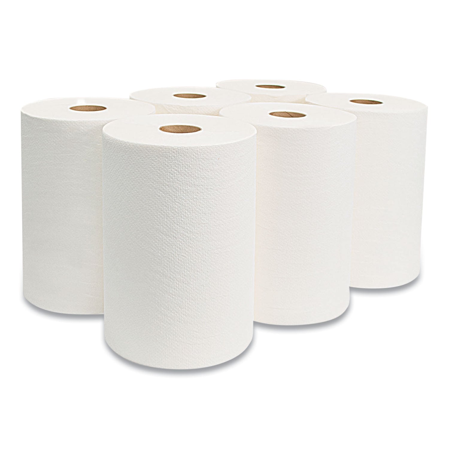 10 Inch TAD Roll Towels, 1-Ply, 10" x 550 ft, White, 6 Rolls/Carton