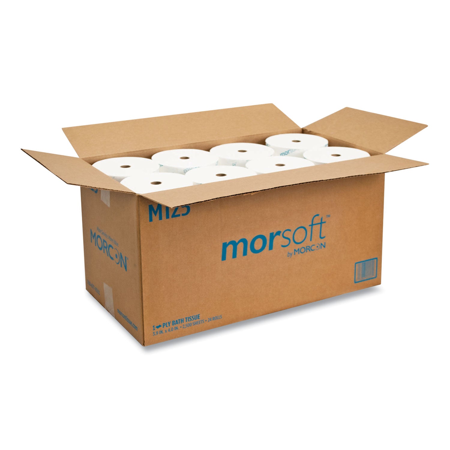 small-core-bath-tissue-septic-safe-1-ply-white-2500-sheets-roll-24-rolls-carton_morm125 - 3