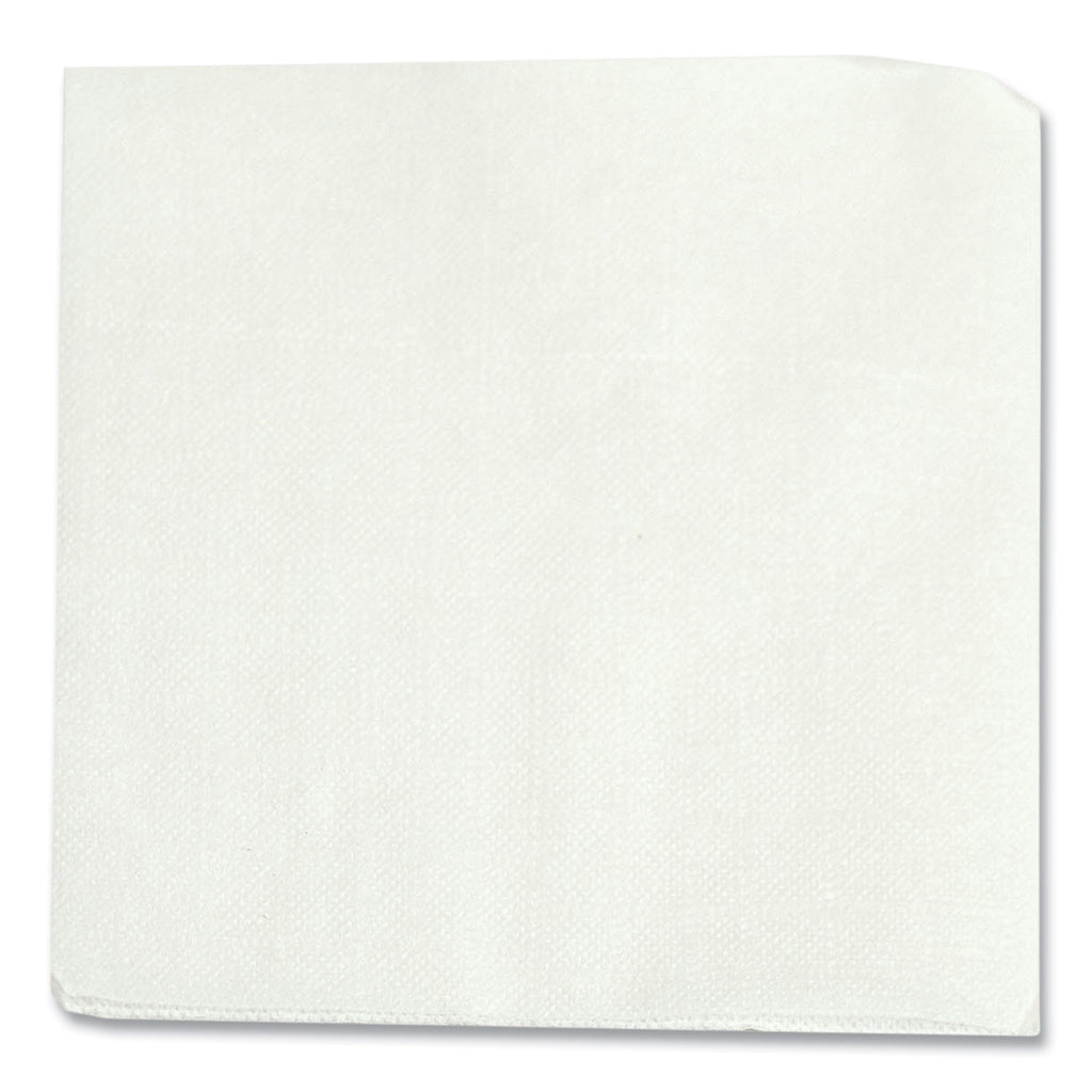 Morsoft Beverage Napkins, 9 x 9/4, White, 500/Pack, 8 Packs/Carton